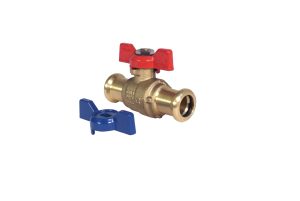 Press-Tite PRESS FIT 15mm Red/Blue T Hand